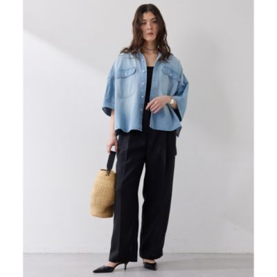 Whim Gazette(ウィム ガゼット)のDENIMドルマンシャツ通販