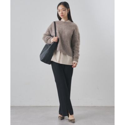 Whim Gazette(ウィム ガゼット)のスーリーアルパカクルーネックプル