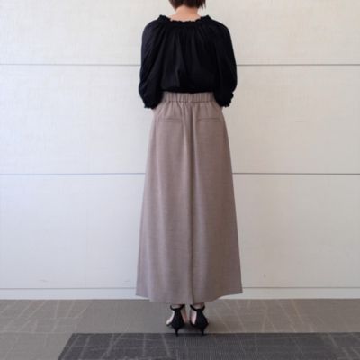 【新品未使用】M7days   徳原文子さんコラボ　タック入りタイトスカート