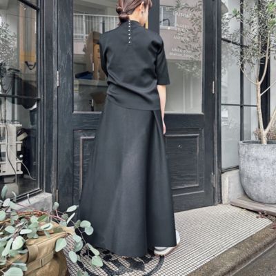 ニットフレアスカート　12closet/LEE 12closet(トゥエルブクローゼット)の【コラボ】【洗える】ニット