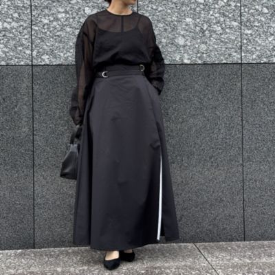 CINOH×eclat(チノ×エクラ)の【宮崎桃代さん別注】ベルトスカート
