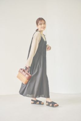 Heriter(エリテ)の【洗える】swatow handkerchief camisole dress通販