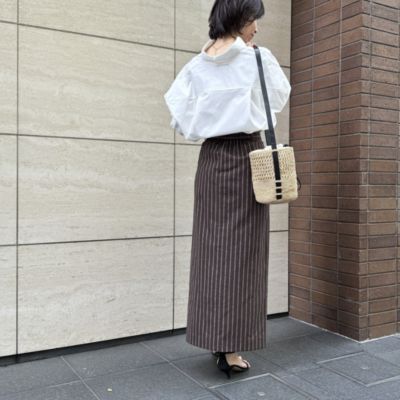 【Marjolaine】新作ビロード調シルクロングスリップ★VELVET side slit sheer top TOPS Reurie'（レウリィ）