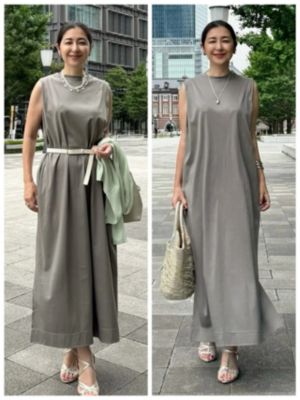 【メール便無料】 SLOANE×eclat(スローン×エクラ)の【別注】接触冷感ワンピース ワンピース