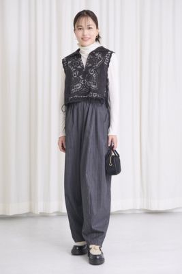 【限定値下げ】エンブロイダリーパンツ　ブラウン　カレンソロジー　Fサイズ m1_lm_437942.jpg?$500$