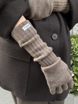 JANE SMITH(ジェーンスミス)の5G THREE FINGERLESS KNIT GLOVES通販