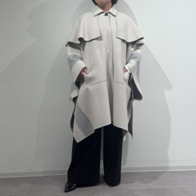 美品ADOREリバーシブルコートポンチョ ADORE(アドーア)のリバーポンチョコート通販 | 集英社HAPPY PLUS STORE