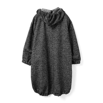 ミズイロインド　フード付アウター mizuiro ind(ミズイロインド)のウールブレンドフードコート通販