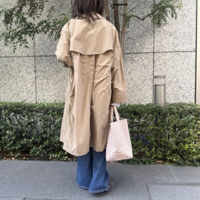 スタッフ身長155cm (別注)ベージュ×水牛ボタン/サンプルサイズ