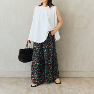 MEYAME(メヤメ)のSIDE LINE WIDE PANTS（FLOWER）通販 | LEEマルシェ