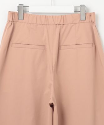 自由区(ジユウク)の【カタログ掲載・洗える】タックガウチョ パンツ