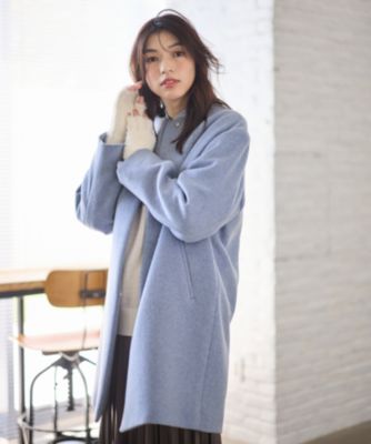 ANY(エニィ)の【防風裏地】カシミヤブレンドコート通販 | 集英社HAPPY