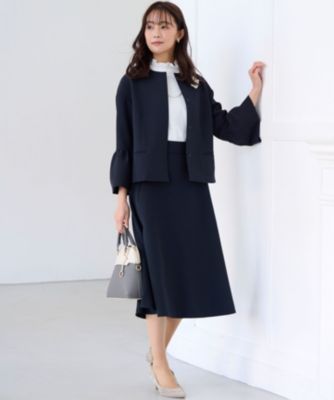 組曲(クミキョク)の【KUMIKYOKU NAVY】コンフォータブルドレープ