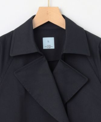 組曲(クミキョク)の【WEB限定】コットンライクツイル ショートトレンチ