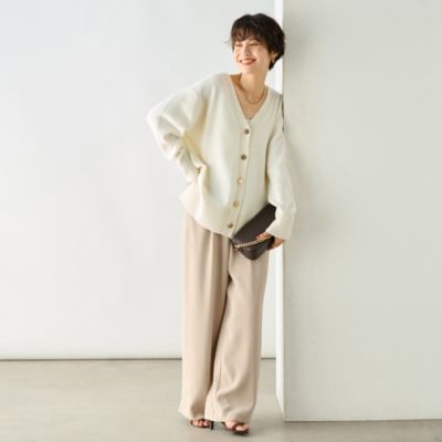 NOLLEY'S(ノーリーズ)のカシミヤ混MUSICゆったりVネック