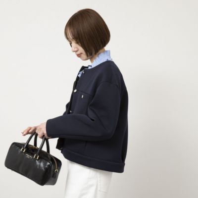 NOLLEY'S(ノーリーズ)のウォッシャブルエアボールクルーネック