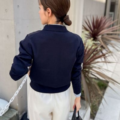 NOLLEY'S 16G 襟付きカーディガン　カットソー NOLLEY'S 16G 襟付きカーディガン カットソー