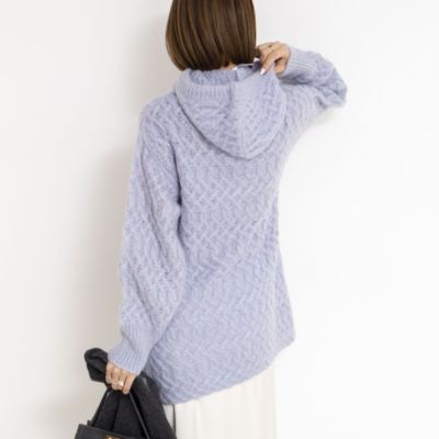 【NEW】ノーリーズソフィー（NOLLEY’S sophi）/【WALANCE/ワランス】wool mohair cable boatneck top NOLLEY'S sophi(ノーリーズソフィー)の【WALANCE/ワランス】wool