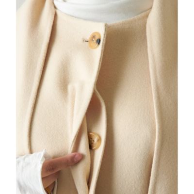 Whim Gazette(ウィム ガゼット)のジーロンラムリバーコート通販