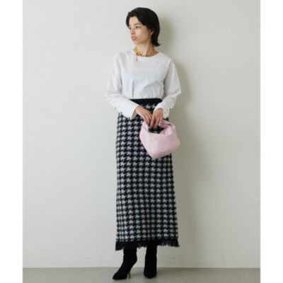 Whim Gazette(ウィム ガゼット)のハイポリピーチクルーネック