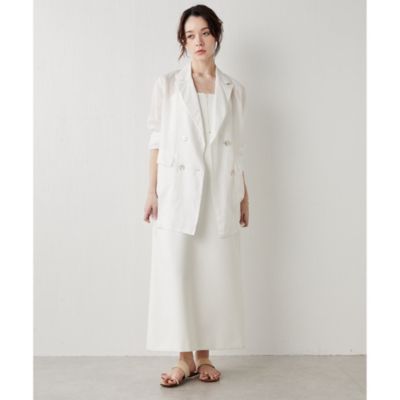 Whim Gazette ウィムガゼット　THE PAUSE キャミワンピース Whim Gazette(ウィム ガゼット)の【THE PAUSE】ランダムジャガード