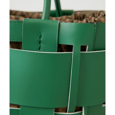 Whim Gazette(ウィム ガゼット)の【ZANCHETTI】WOVEN SHOPPER バッグ