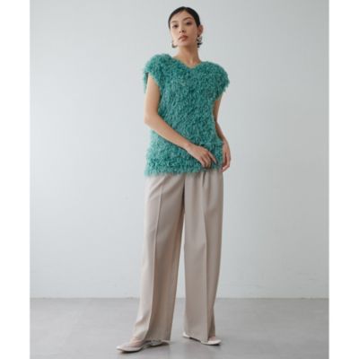 Whim Gazette(ウィム ガゼット)の【GEMINI】フェザーノースリーブプル