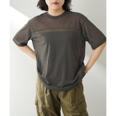 Whim Gazette(ウィム ガゼット)の【Ernie Palo】シアーTシャツ