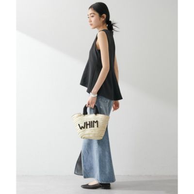 Whim Gazette(ウィム ガゼット)のストレッチペプラムブラウス通販