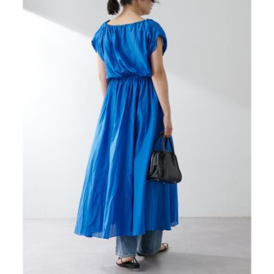 新品3万1千円 ウィムガゼット シルクデシン　ワンピース 日本製 シルク100％ Whim Gazette（ウィムガゼット）ワンピース ベージュ サイズ:36