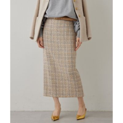 新品Whim Gazette ウィムガゼット スカート レギンス ベージュ Whim Gazette（ウィムガゼット）ロング・マキシ丈スカート ベージュ