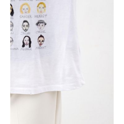 未着用　ウィムガゼット　デザイナーTシャツ Whim Gazette(ウィム ガゼット)の【UNFORTUNATE PORTRAIT】Designer T