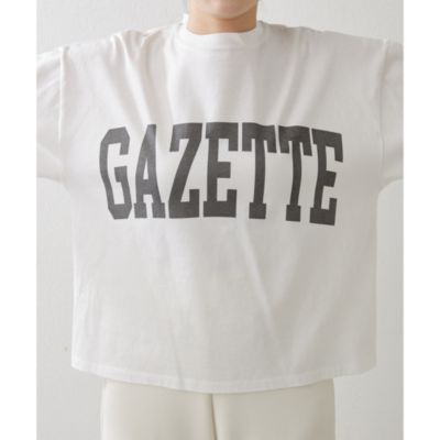 ウィムガゼット　リラックスロゴTシャツ Whim Gazette tシャツ リラックスロゴTシャツ レディース