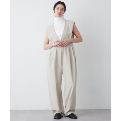 Whim Gazette(ウィム ガゼット)の【THE PAUSE】ドレープジャンプスーツ
