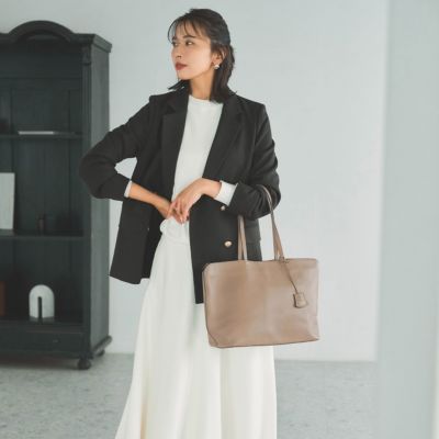 TOPKAPI(トプカピ)のフロントステッチ レザーA4トートバッグ通販