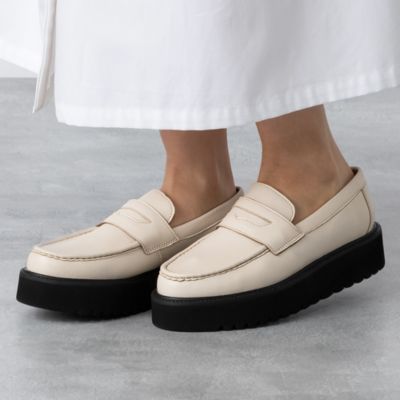 CAMINAND PLATFORM LOAFER 黒　24cm