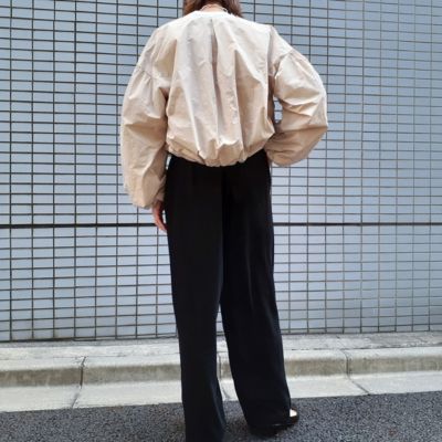 E by eclat(イーバイエクラ)のメモリータフタノーカラーブルゾン通販