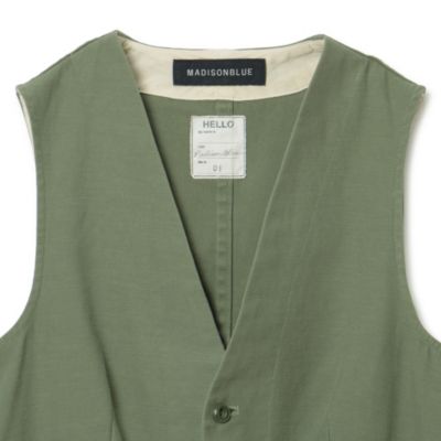 MADISONBLUE(マディソンブルー)のSLIM FIT VEST L.oz BS通販