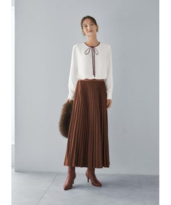 STYLE DELI｜ドライジョーゼットリボンタイブラウス | Rakuten