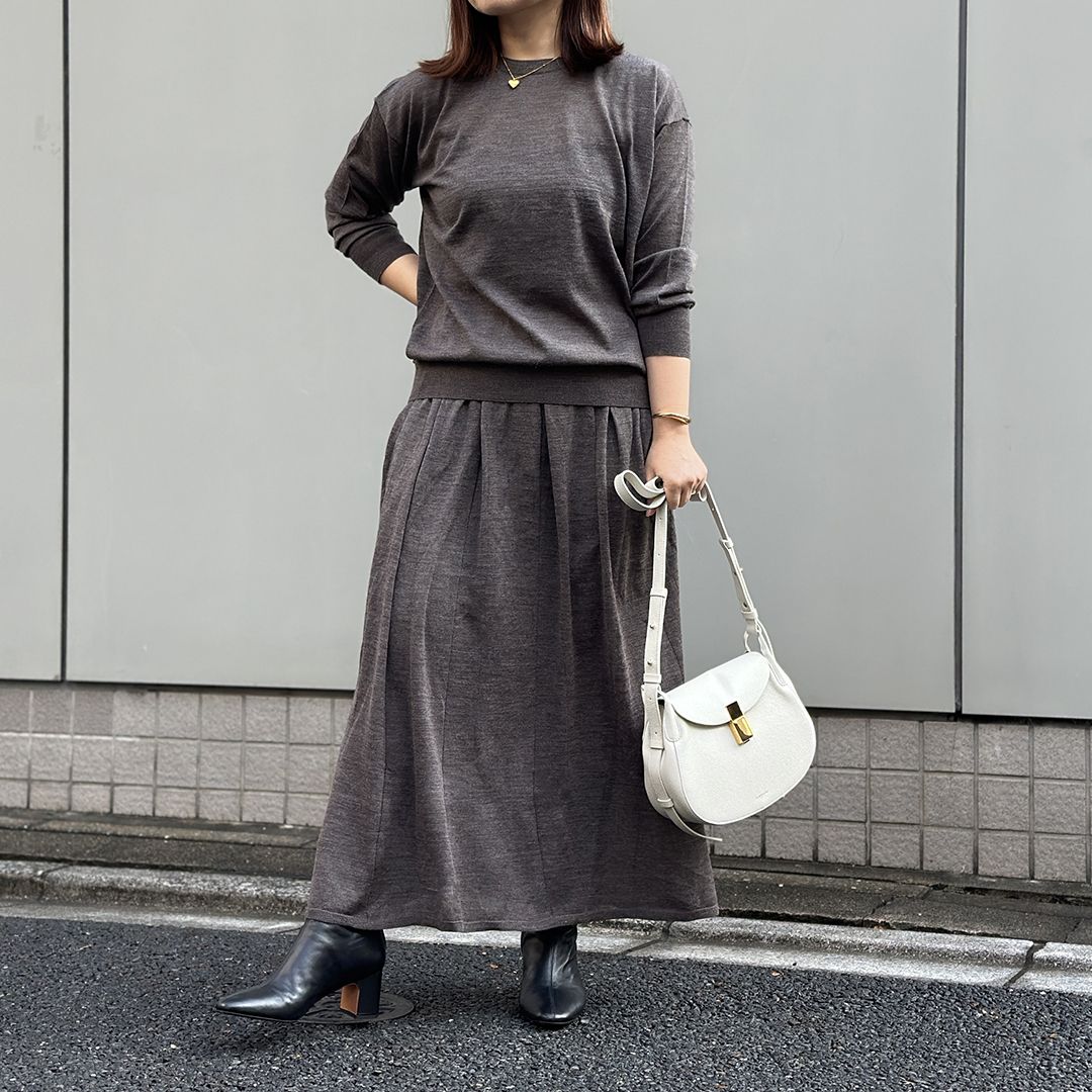 【徳原文子さんコラボ】シアーニットトップス