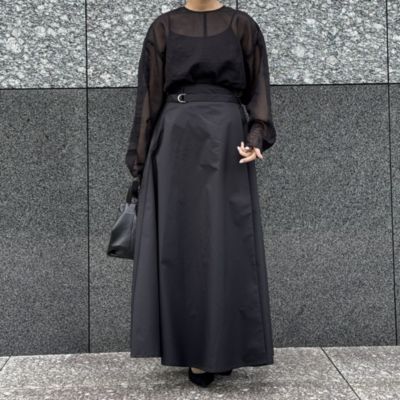 CINOH×eclat(チノ×エクラ)の【宮崎桃代さん別注】ベルトスカート