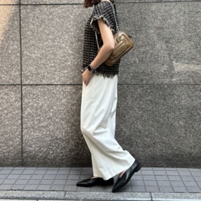 E by eclat イーバイエクラ ツイード風ニットジャケット E by eclat(イーバイエクラ)のツイード風ニットトップス通販