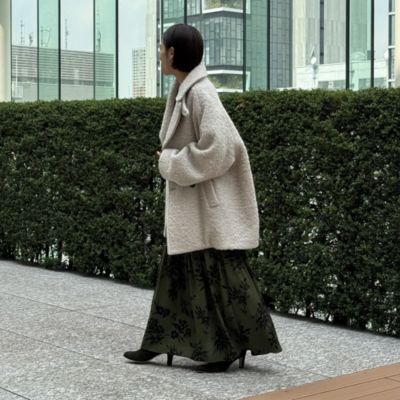 TICCA(ティッカ)のループウールピーコート通販 | 集英社HAPPY PLUS STORE