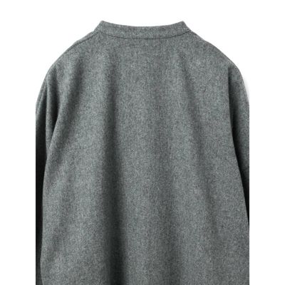 mizuiro ind(ミズイロインド)のスタンドカラーシャツワンピース通販