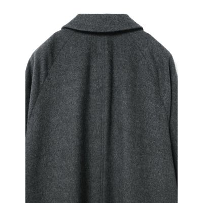 mizuiro ind(ミズイロインド)のウール混バルマカーンコート通販