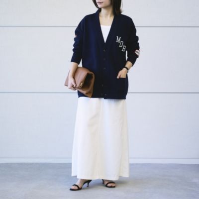 【超美品✨】マディソンブルー コットンビッグカーディガン MDB ネイビー 01 MADISONBLUE(マディソンブルー)の【HPS別注】BIG CARDIGAN COTTON