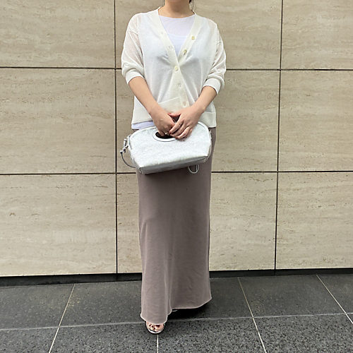 スタッフ身長155cm 骨格ストレート ホワイト/サンプルサイズ