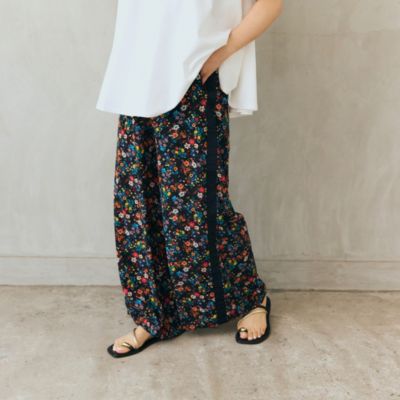 MEYAME(メヤメ)のSIDE LINE WIDE PANTS（FLOWER）通販 | LEEマルシェ