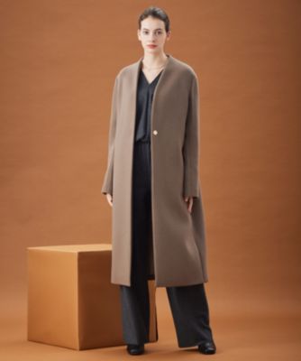 BEIGE，(ベイジ)のPASSY / ノーカラーロングコート通販 | 集英社