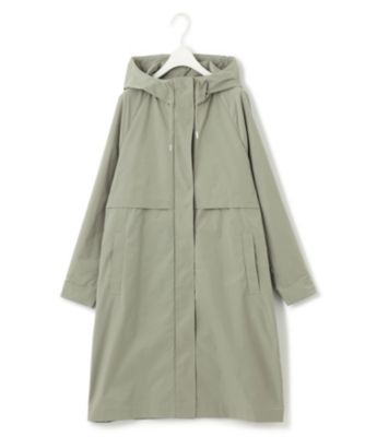 美品　ICB 撥水加工 メモリーストレッチタフタ フーデットコート 撥水加工】メモリーストレッチタフタ マウンテンパーカー / ICB